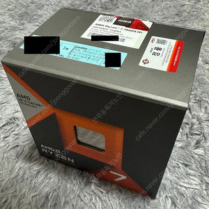 AMD 라이젠7-5세대 7800X3D (라파엘) (대원 정품) 판매합니다.
