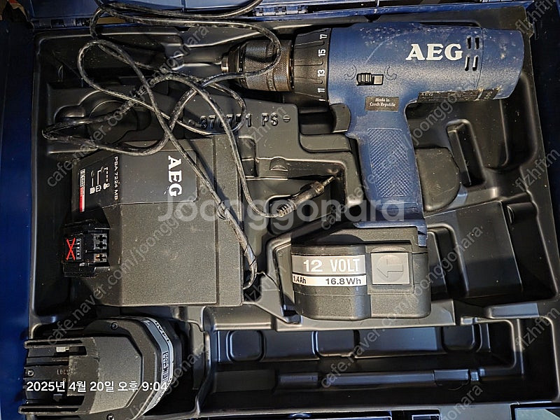 [미사용]AEG 12V 충전드릴--0