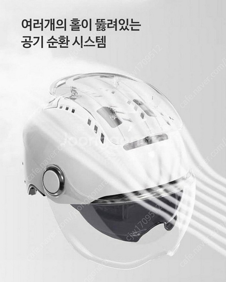 [민트급] BIBEE 썬바이저 내장 초경량 반모 헬멧 ...--3