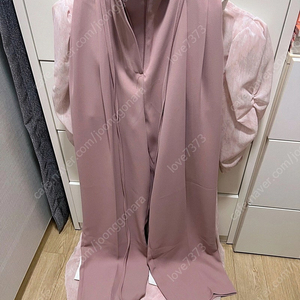 새상품 벚꽃 핑크색 와이드팬츠 슬랙스