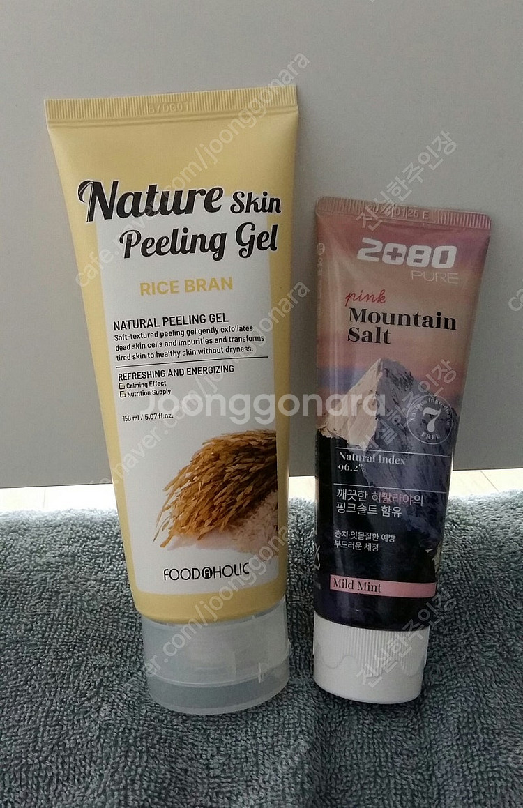 미개봉 새상품 고마쥬필링젤150ml 미백퓨어솔트치약10...--0