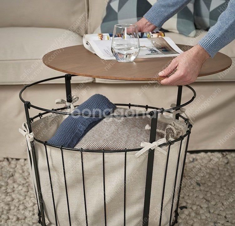 이케아 엥에스뷘 사이드 테이블 보조 수납 커피 테이블 ...--2