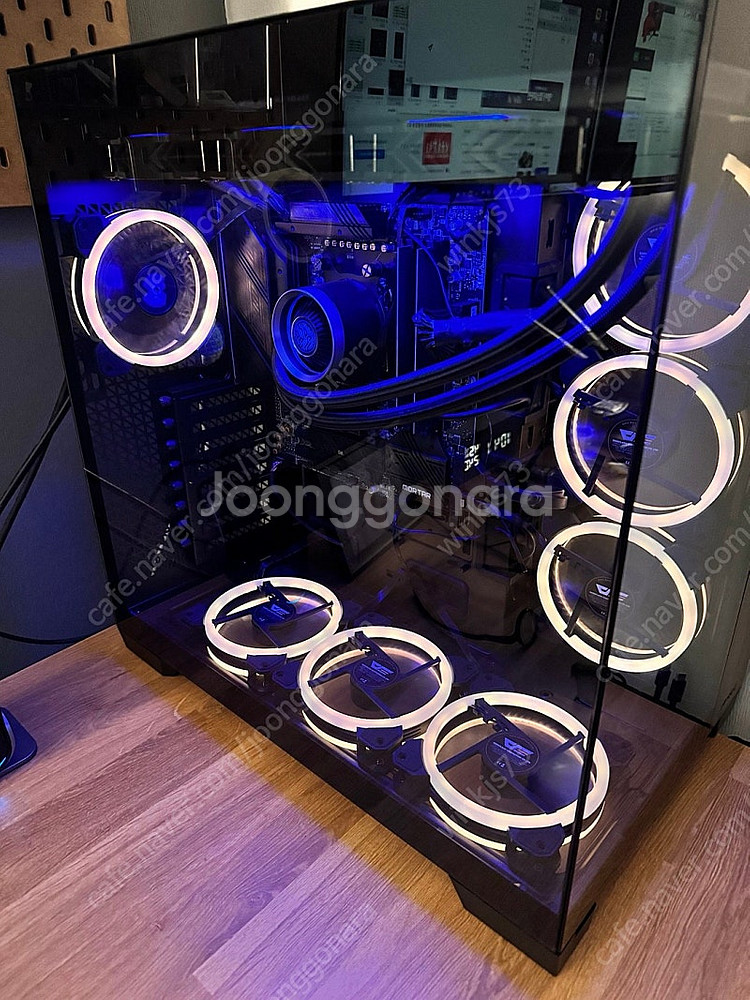 다크플래시 DR11 ARGB 120mm 쿨러 8개+허브...--1