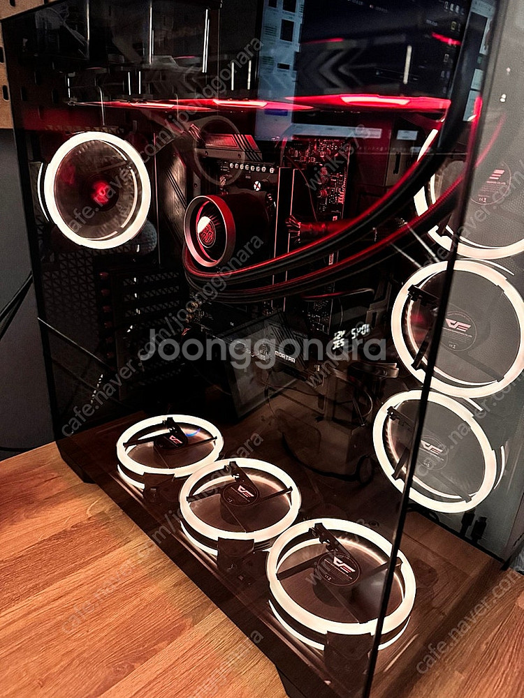 다크플래시 DR11 ARGB 120mm 쿨러 8개+허브...--3