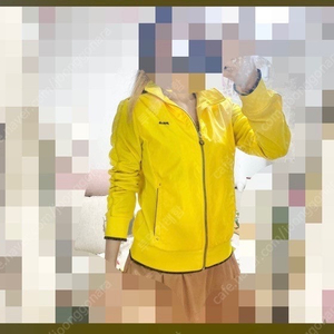 휠라ㅡ 찐노랑 집업 호칭 95/저지/트레이닝복/새거수준