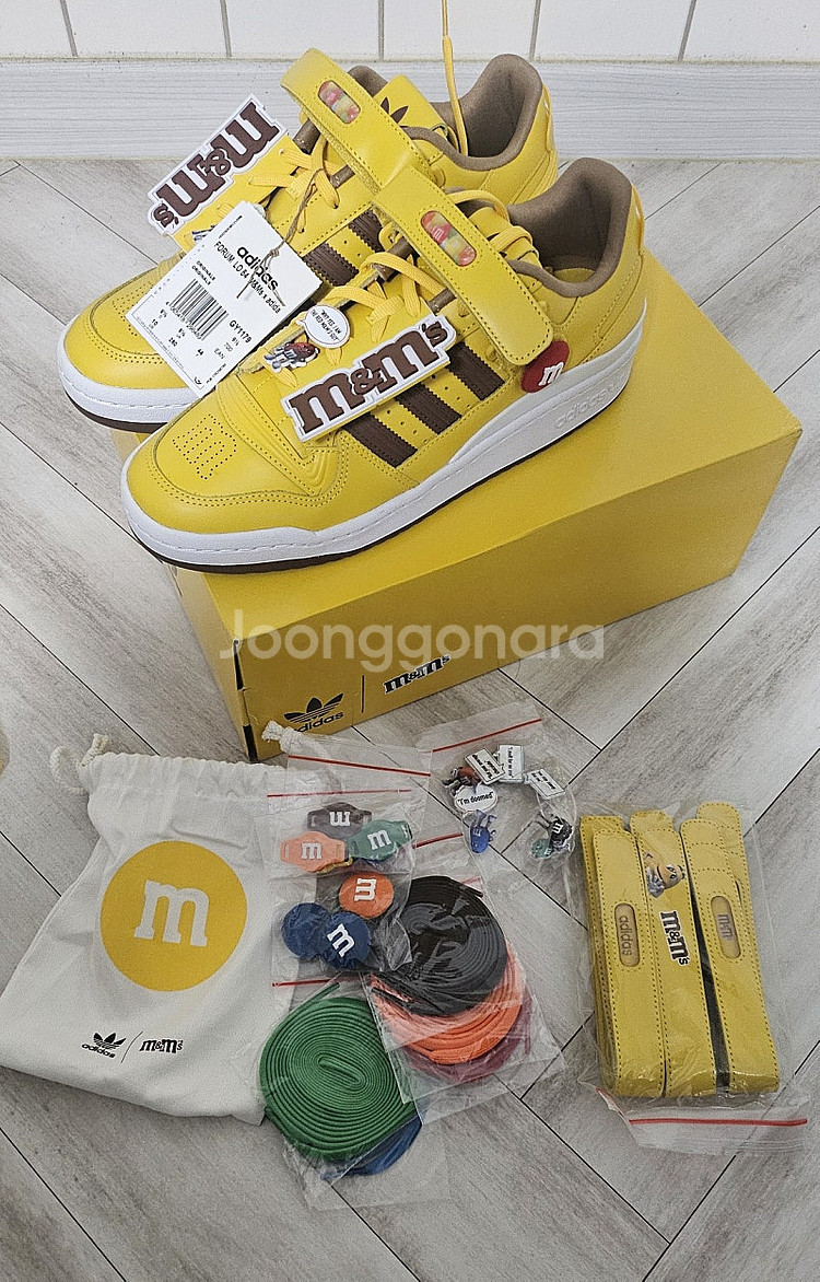 아디다스 X M&Ms 포럼 84 로우 옐로우 GY117...--5