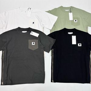 좌쓰 Sacai x Carhartt WIP T-Shirt 사카이 x 칼하트 WIP 티셔츠 / 화이트, 블랙, 그레이, 그린