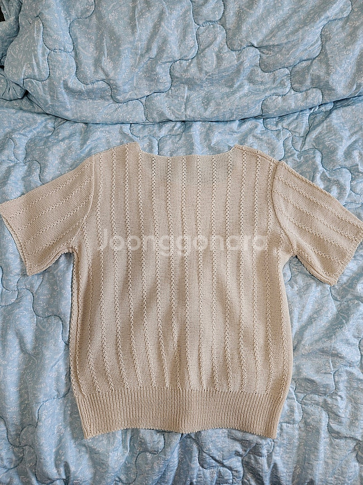 사용x (F)뜨개 반팔니트--3