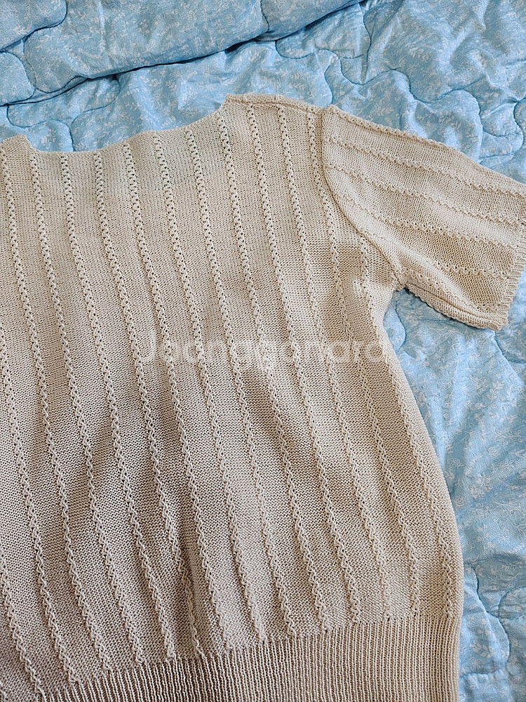 사용x (F)뜨개 반팔니트--4