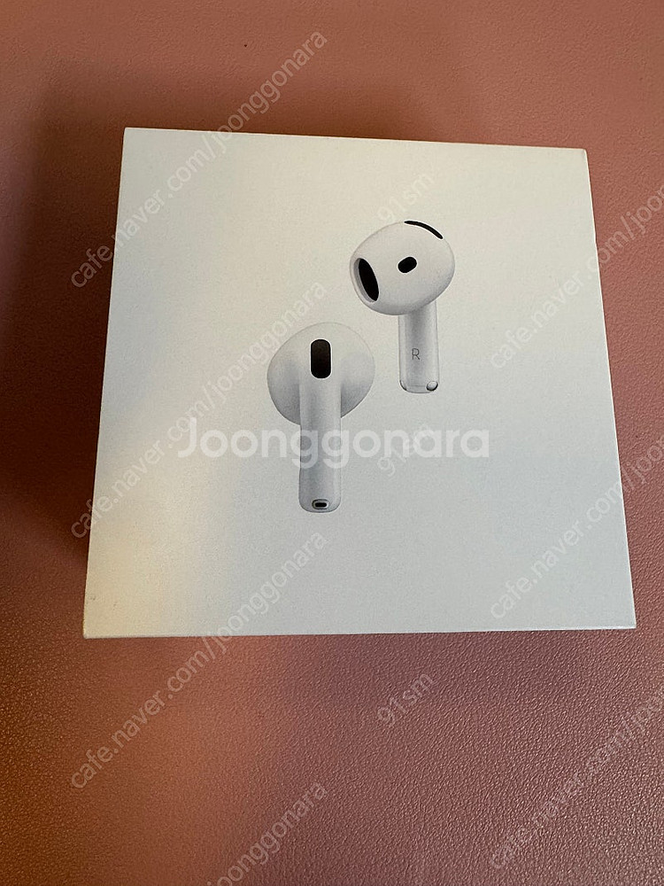 Apple 2024 에어팟 4세대 액티브 노이즈 캔슬링 블루투스 이어폰--0