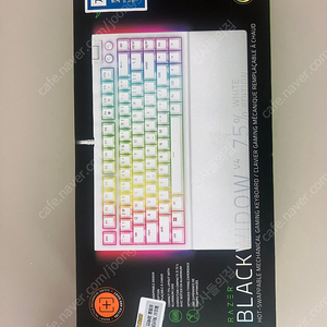 RAZER Blackwidow V4 75% 화이트 (레이저 블랙위도우 8000hz)