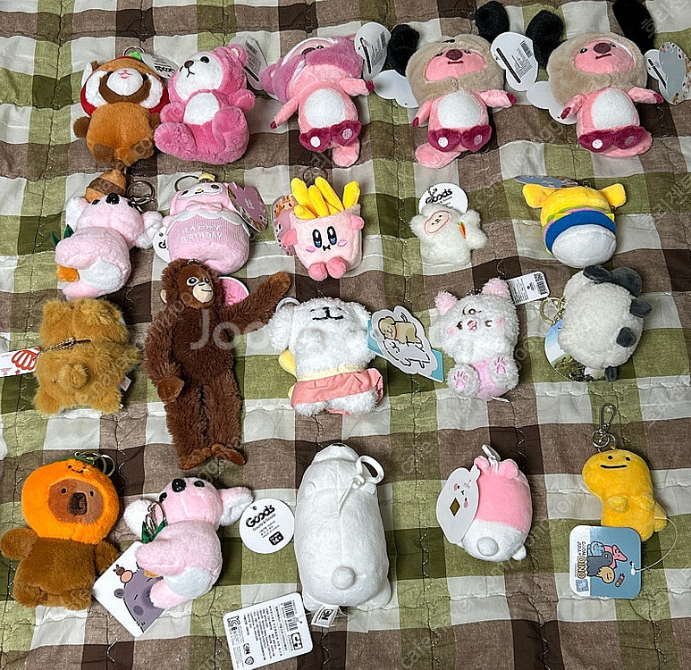 키링 인형 택있는거 55개 + 택없는거 8개 일괄 판매...--1