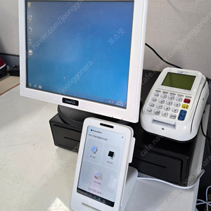 하나시스HW-3000중고포스기 터치모니터 배달POS 토스프런트