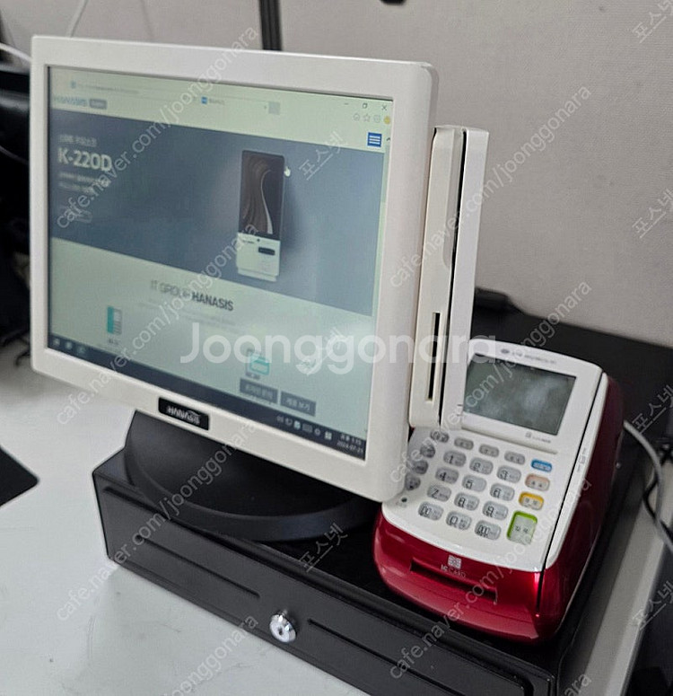 하나시스 중고포스기 HIT POS 17인치터치모니터 배...--8