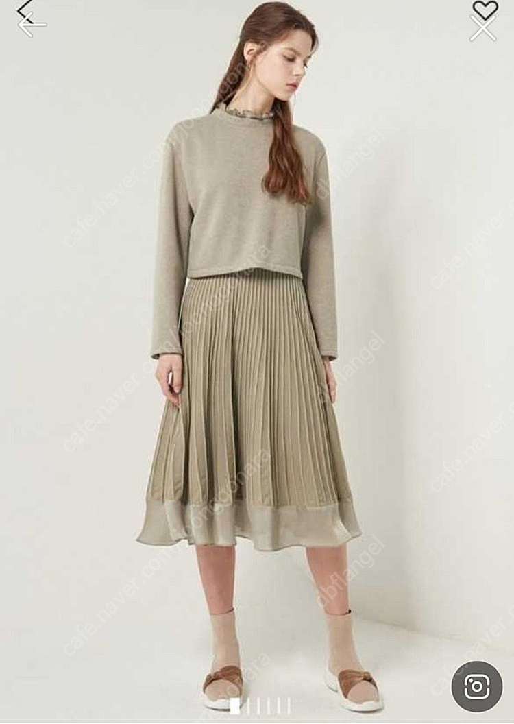 한섬 sj sj 레이어드 원피스 55 이미지