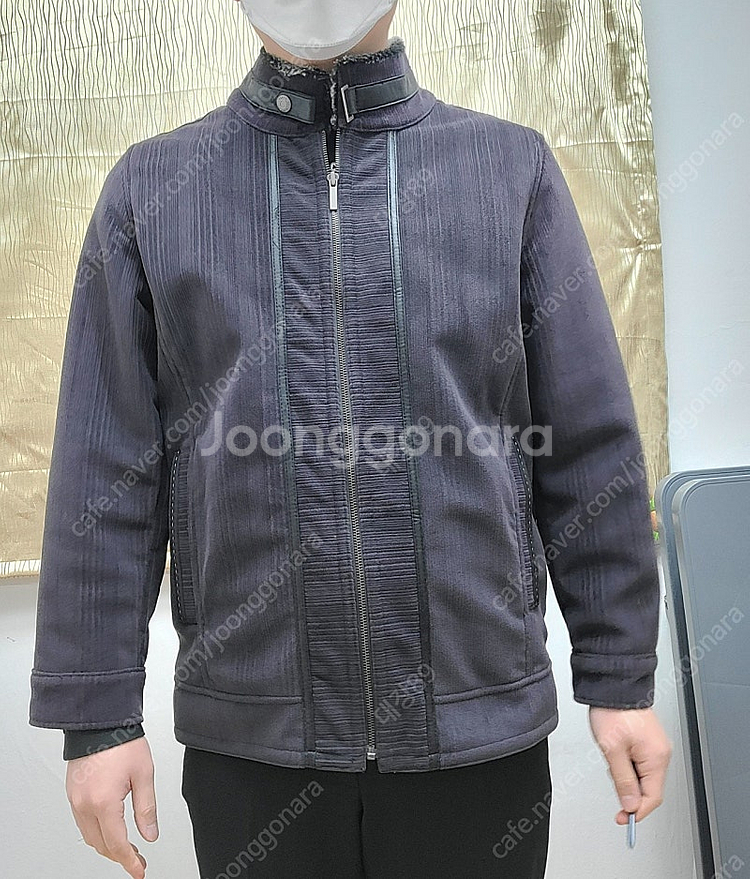 (한정판) 토끼털 자켓 뱅뱅 남성자켓 밤색--7