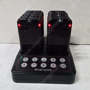 엔이콜 진동벨 10구 팝니다 DP-400R 블랙