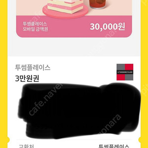 투썸 플래이스 상품권 (30000->27000)