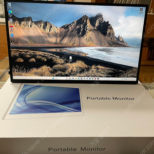 휴대용 모니터 21.5인치 fhd 120hz 팝니다.