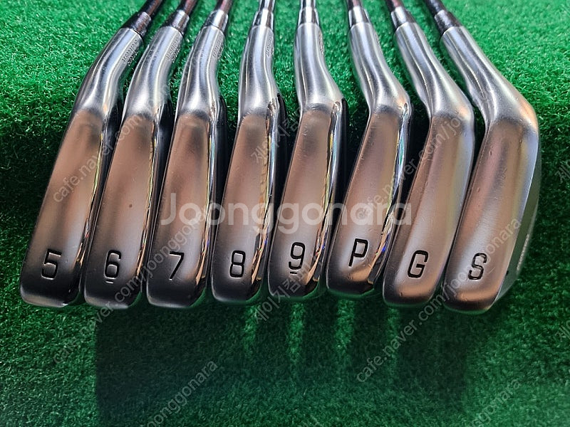 한국정품 미즈노 JPX 921 그라파이트 아이언 세트--5