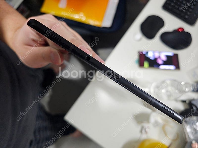 잔상 있는 갤럭시 탭S4 LTE 팝니다--2