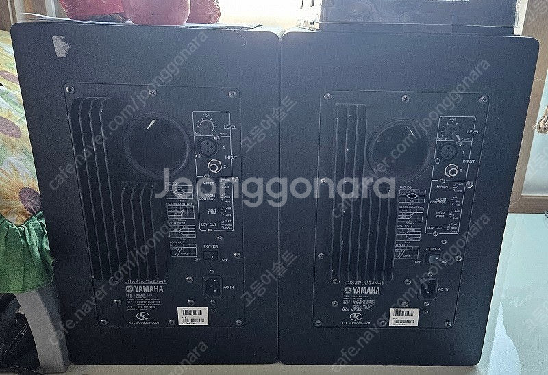 야마하 파워드스피커 HS80M 팝니다--1
