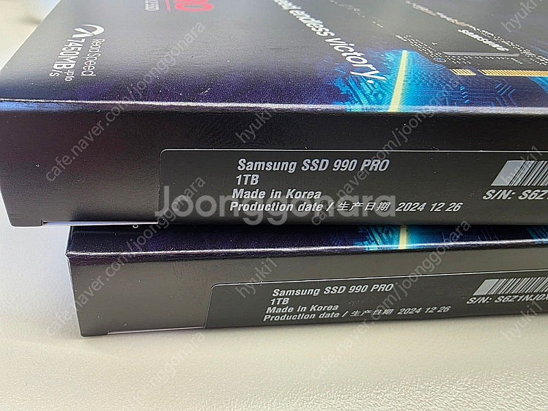 SSD 990 PRO 1TB NVMe 미개봉 정품 판매...--0