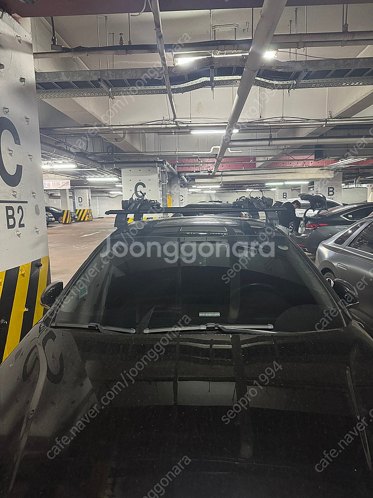 올뉴k7 툴레 754풋 가로바, 툴레 598블랙자전거 캐리어팝니다--1