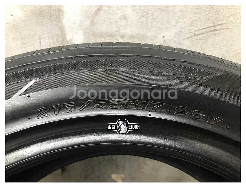 중고타이어 한국타이어 키너지EX 215/55R17 NF...--4