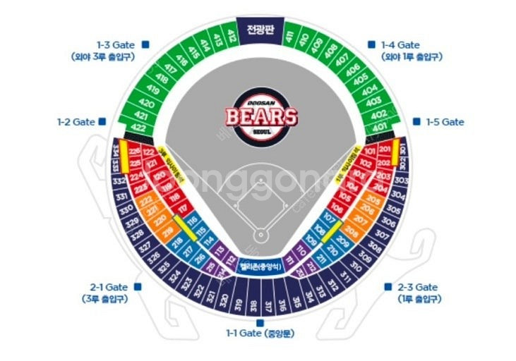 4월25일 26일 29일 두산vs롯데, KT 블루 외야...--0