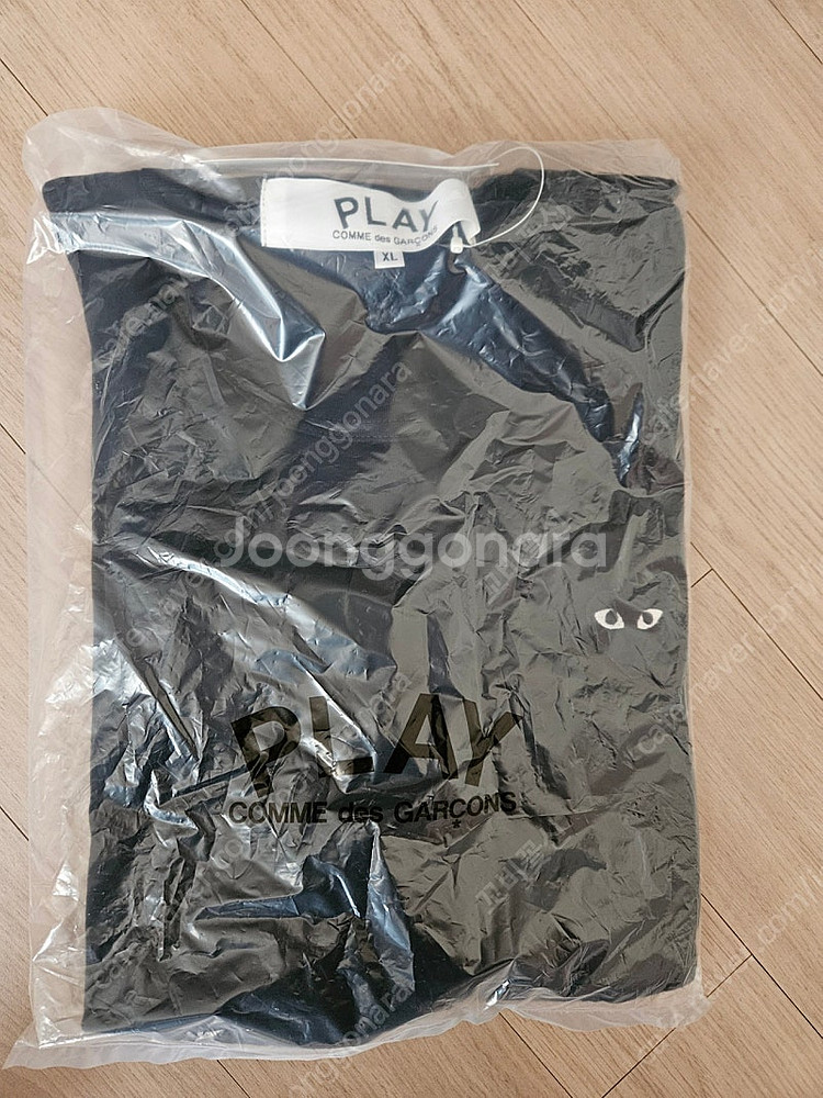 꼼데가르송 블랙와펜 반팔 xl--0