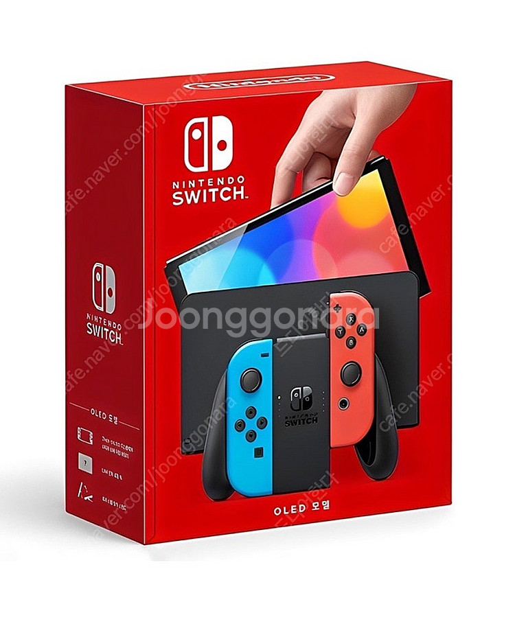 닌텐도 스위치 OLED(네온블루레드색상) (칩포함)--0