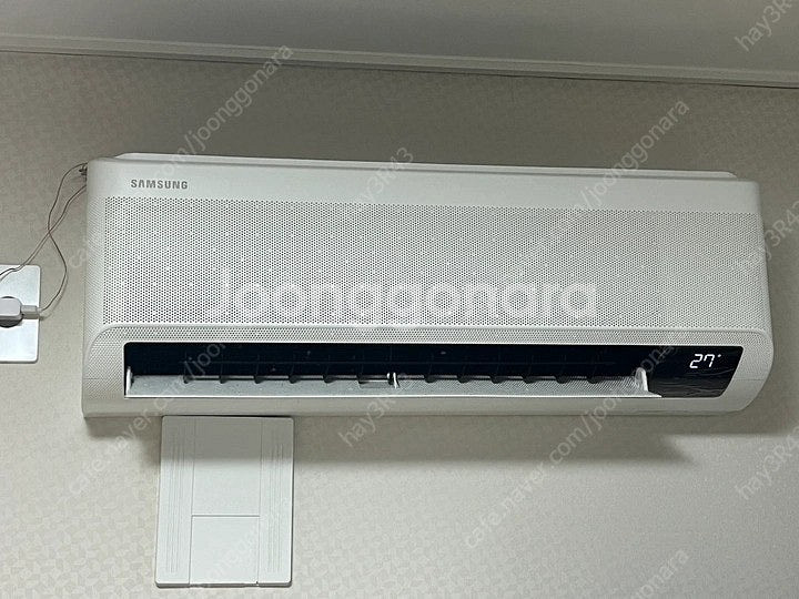 삼성 무풍에어컨 2IN1 공청기능있음--4