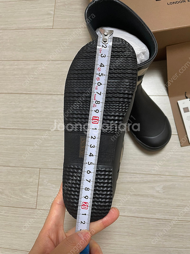 버버리 레인부츠 정품 31사이즈 새상품--3