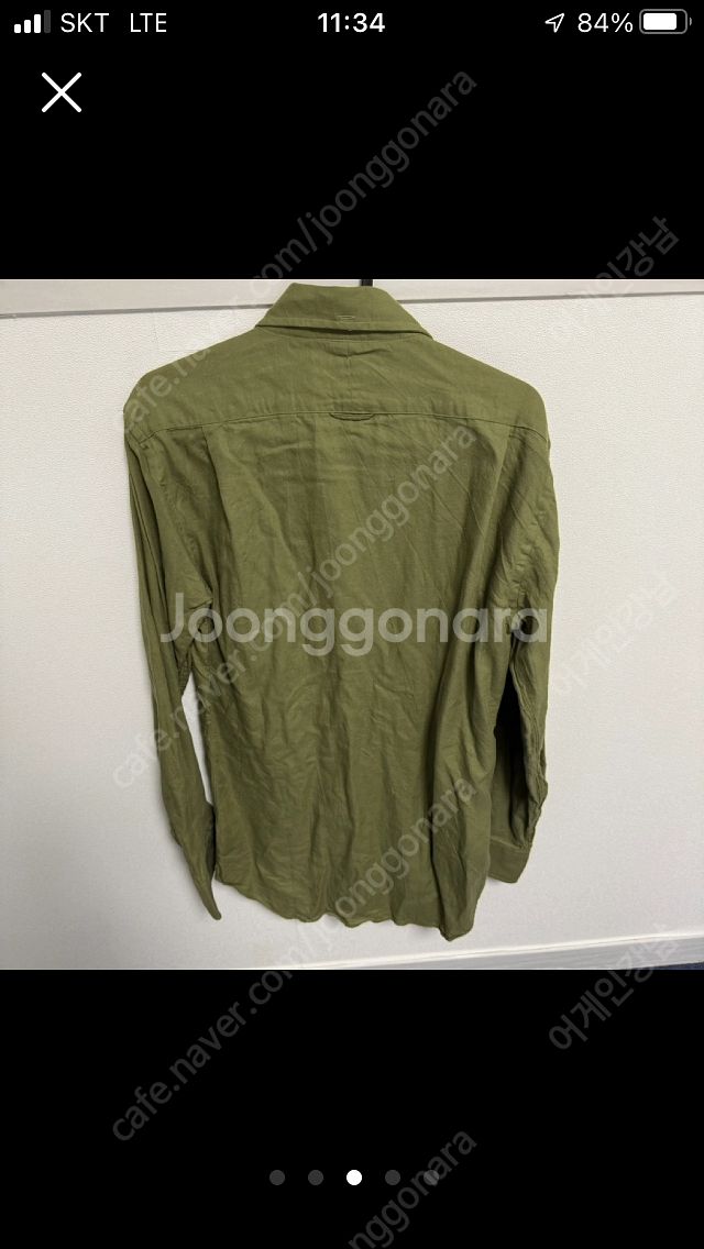 톰브라운 코튼셔츠 1사이즈 남95-100--2