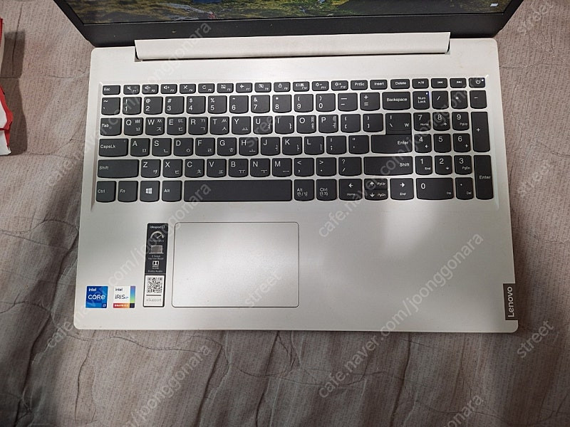 레노버 아이디어패드 i7 11세대 15iml 1256기가 15 이미지