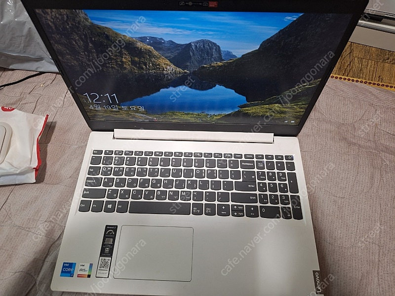 레노버 아이디어패드 i7 11세대 15iml 1256기가 15 이미지