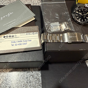 태그호이어 아쿠아레이서 41mm 오토매틱 + 디버클 러버 스트랩 판매