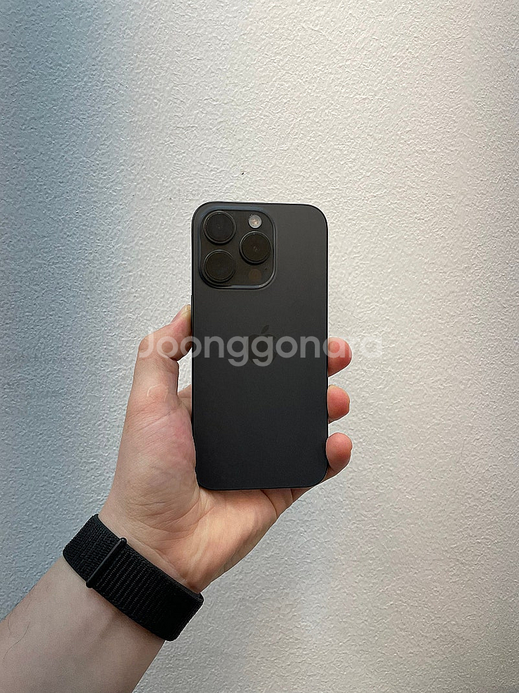 아이폰15프로 블랙 128GB 배터리89% 상태좋은 중...--0