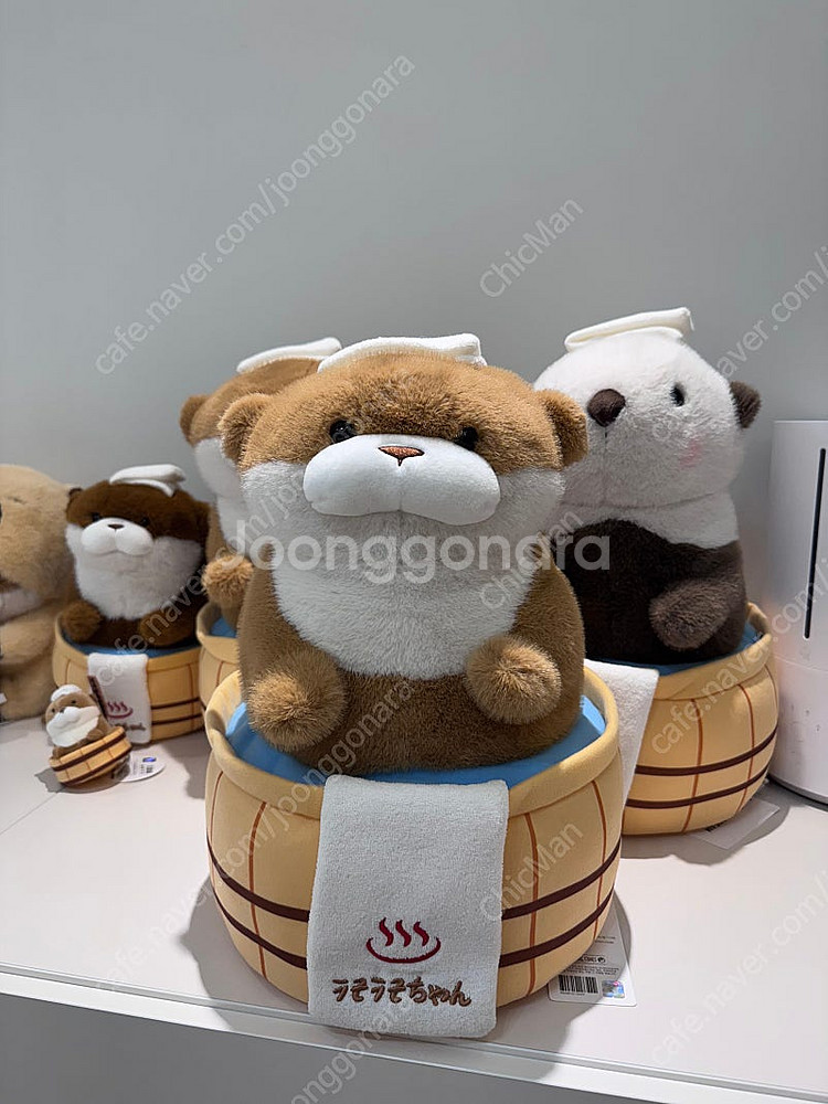 대형 온천 우소우소짱 브라운 40cm 저렴하게 팝니다.--1
