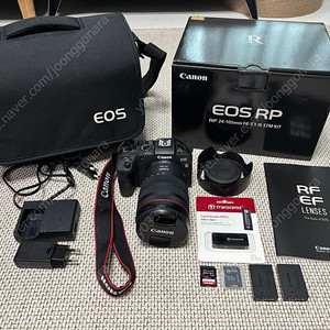 캐논 EOS RP 바디 + RF 24-105mm 렌즈 + 악세서리 풀세트