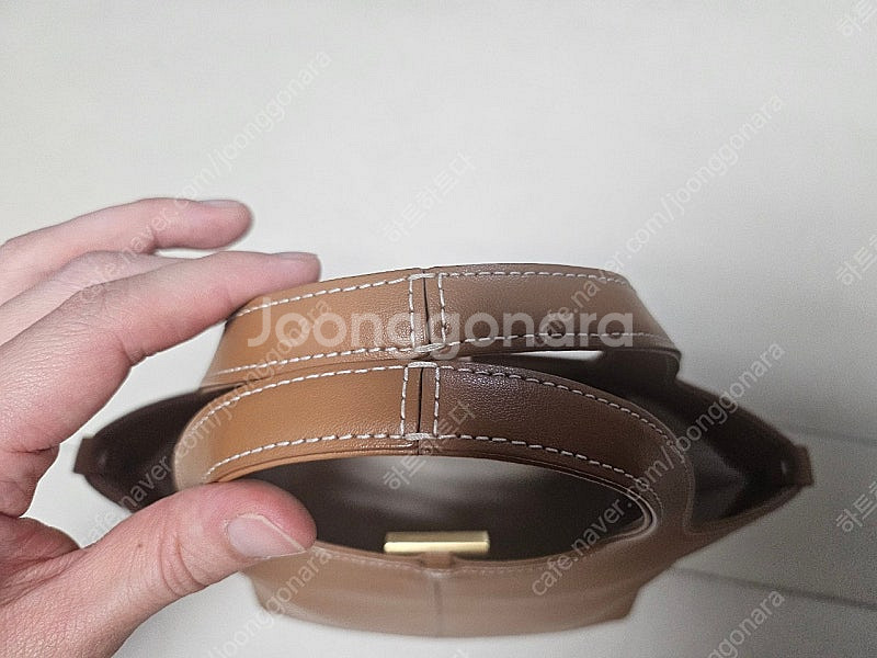 아틀리에드루멘 쁘띠 파니에 가방 파니에 쁘띠 가방 카멜...--8