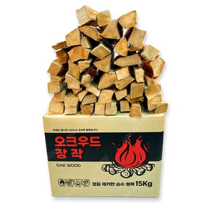 오크우드 장작 장작나무 참나무장작 15kg