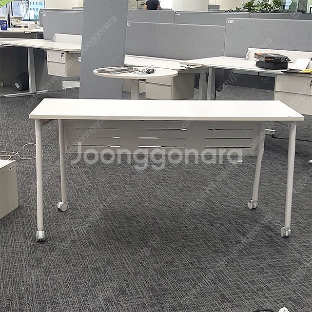 퍼시스 회의용 연수용 수강용 학원용 독서실 세미나실 1인용 테이블 책상 의자--6