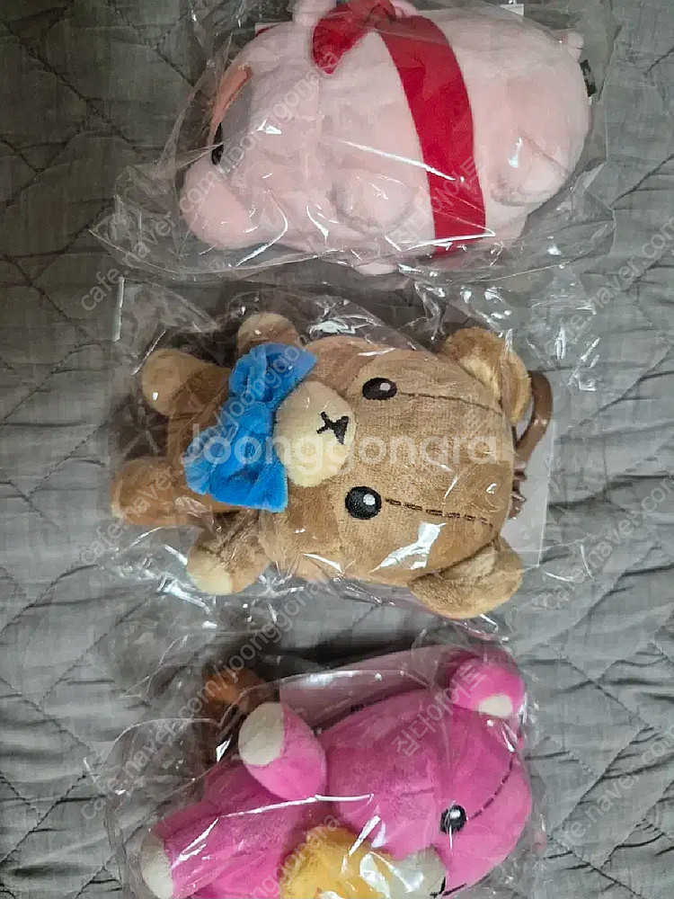 메이플스토리 키링 인형 핑크테니 브라운테니 리본돼지 일...--0
