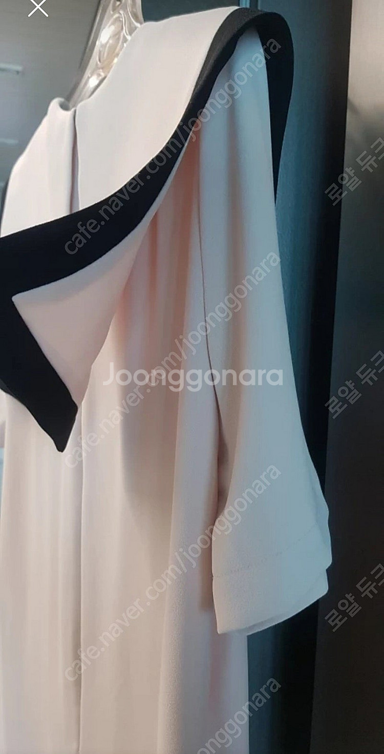 새상품 셀렙샵 세일러 카라 원피스 택포함--5