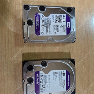 wd purple 3TB, 4TB 판매