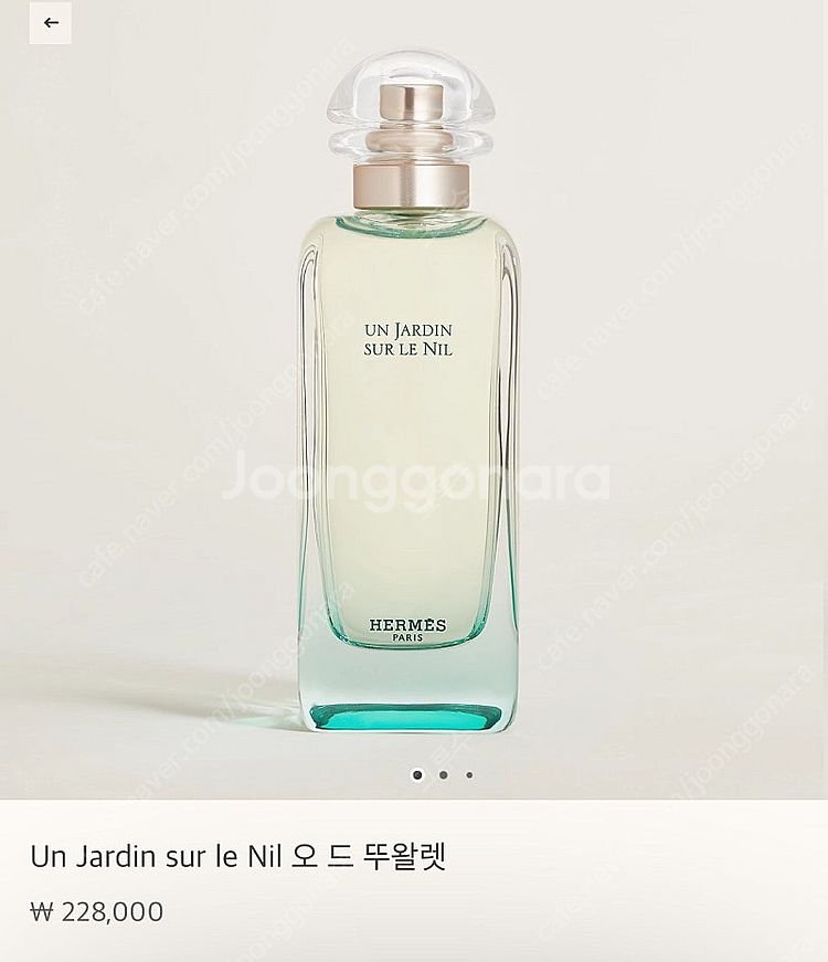 에르메스 향수 운 자르뎅 수 르 닐 100ml--0