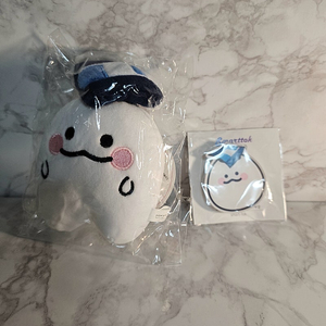 새상품-한국언론진흥재단 로니 인형 +그립톡