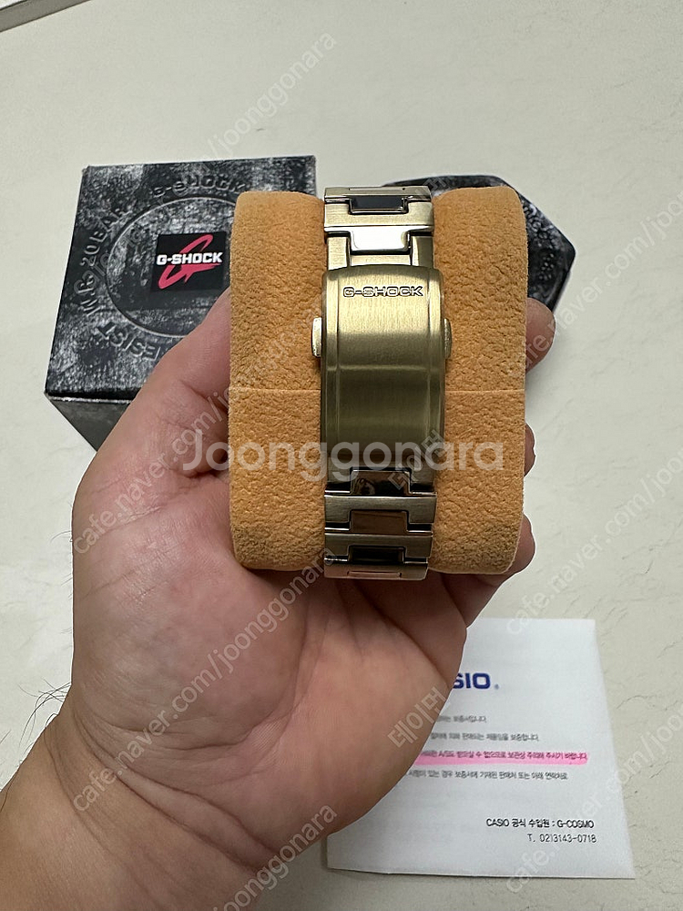 지샥 AWM-500GD 금장 풀메탈 판매합니다.--4